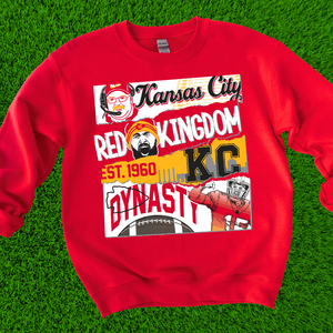 KC Poster Red Sweatshirt - The Red Rival