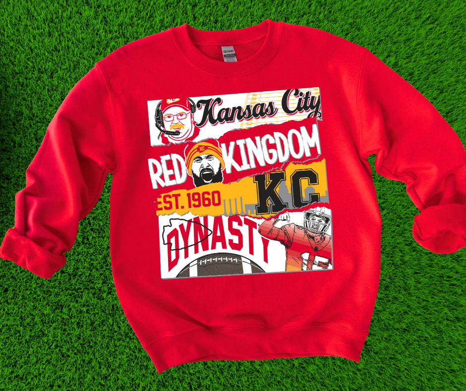 KC Poster Red Sweatshirt - The Red Rival