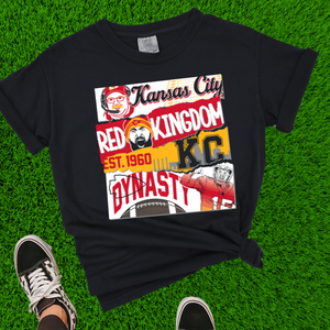 KC Poster Black Tee - The Red Rival