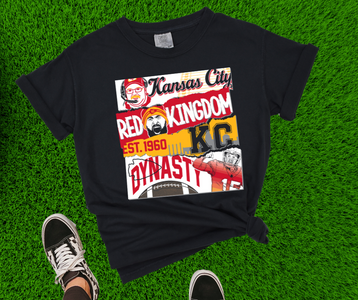 KC Poster Black Tee - The Red Rival