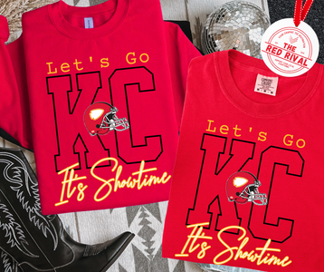 Let's GO KC It's Showtime Red Tee or Sweatshirt - The Red Rival