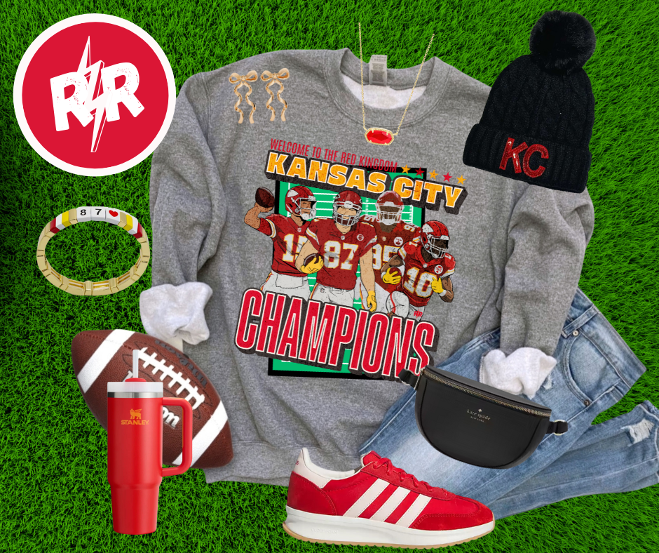 Welcome to the Kingdom Kansas City Champions Throwback Grey Sweatshirt - The Red Rival