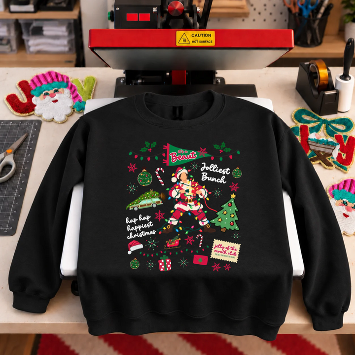 DEAL OF THE DAY - Jolliest Bunch Collage Black Tee or Sweatshirt (FINAL SALE)