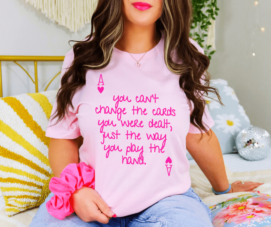 Ace of Hearts quote Graphic Tee - Graphic Tee - The Red Rival