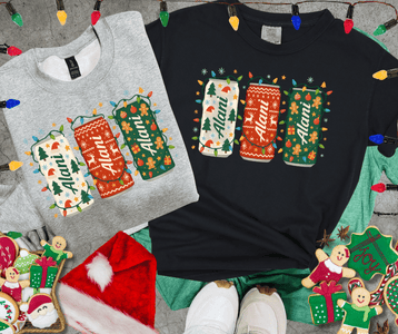 Alani Christmas Cans (Pick Your Style & Color) - Tees - The Red Rival