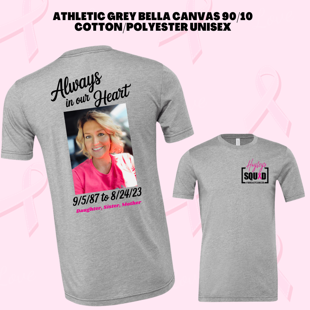 Always in Our Heart - In Memory of Hayley June Grey Tee (FINAL SALE) - Tees - The Red Rival