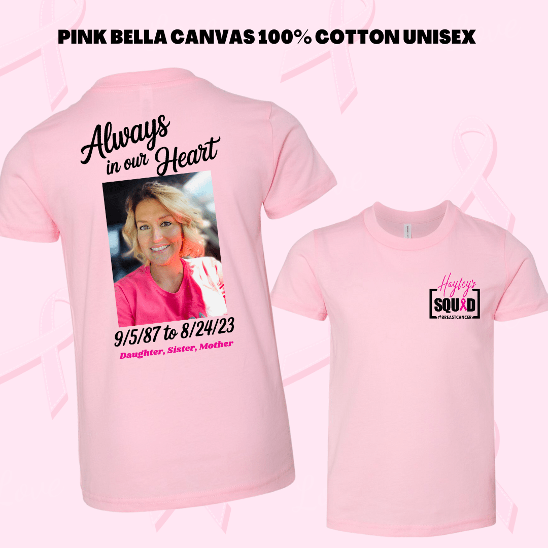 Always in Our Heart - In Memory of Hayley June Pink Tee (FINAL SALE) - Tees - The Red Rival