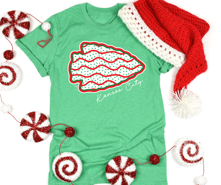 BLACK FRIDAY DEAL 2 - Christmas Cake Arrowhead (Choose Your Style) - FINAL SALE - Graphic Tee - The Red Rival