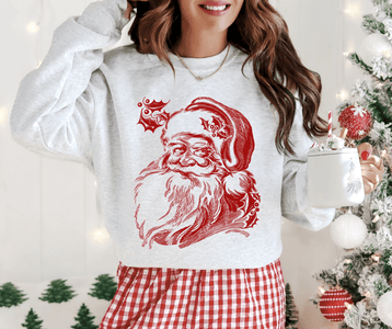 BLACK FRIDAY DEAL 2 - Classic Santa Ash (Choose Your Style) - FINAL SALE - Graphic Tee - The Red Rival