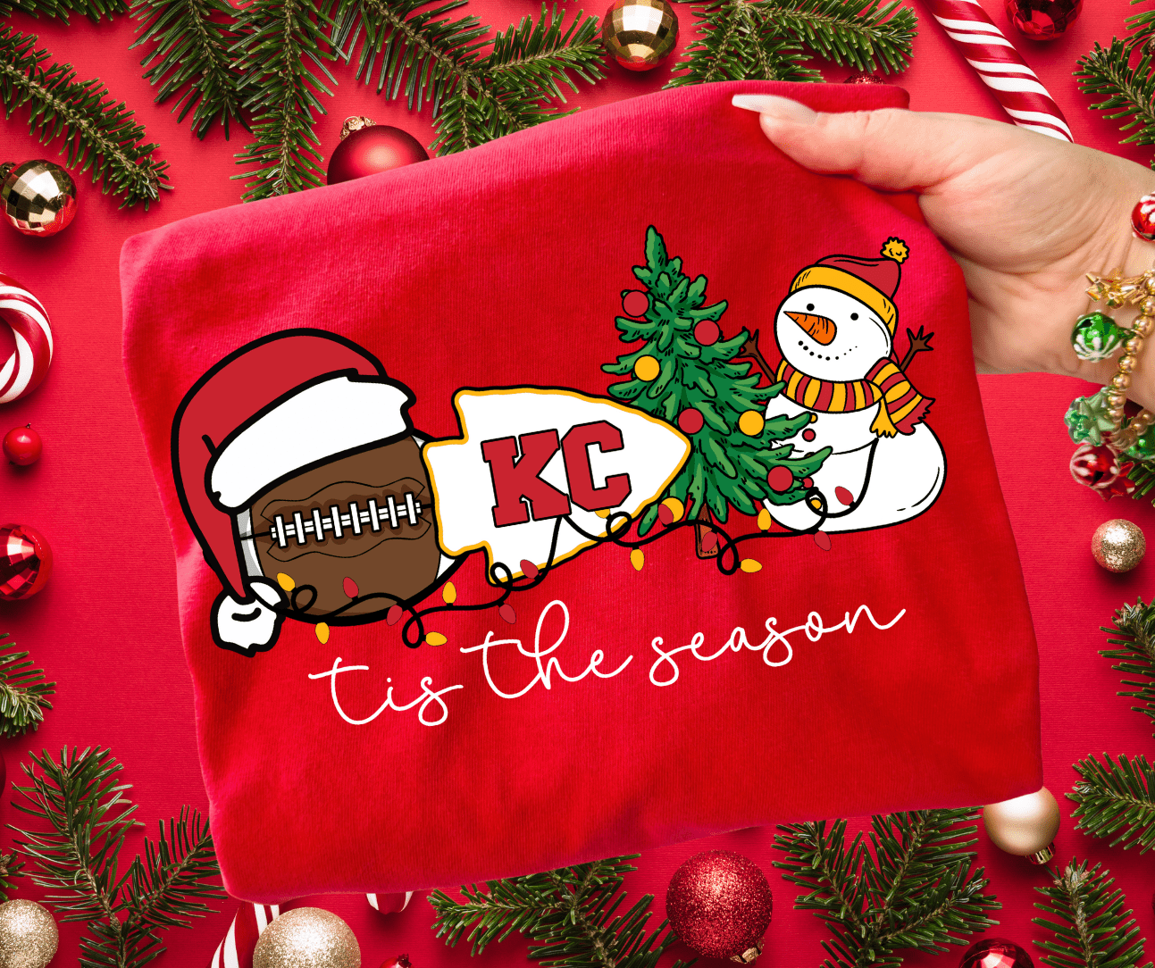 BLACK FRIDAY DEAL 2 - Tis The Season KC Football (Pick Your Style) - FINAL SALE - Wholesale - The Red Rival