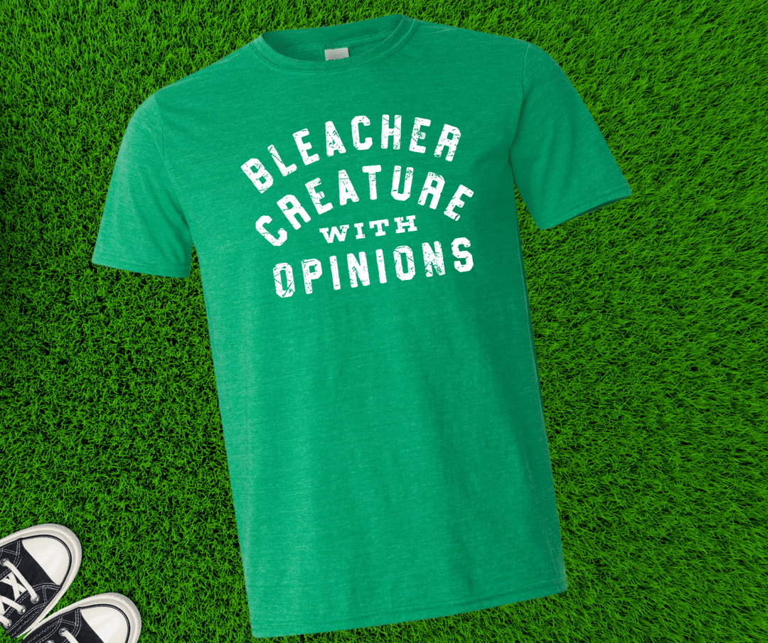 Bleacher Creature with Opinions (Pick your tee color) - Graphic Tee - The Red Rival