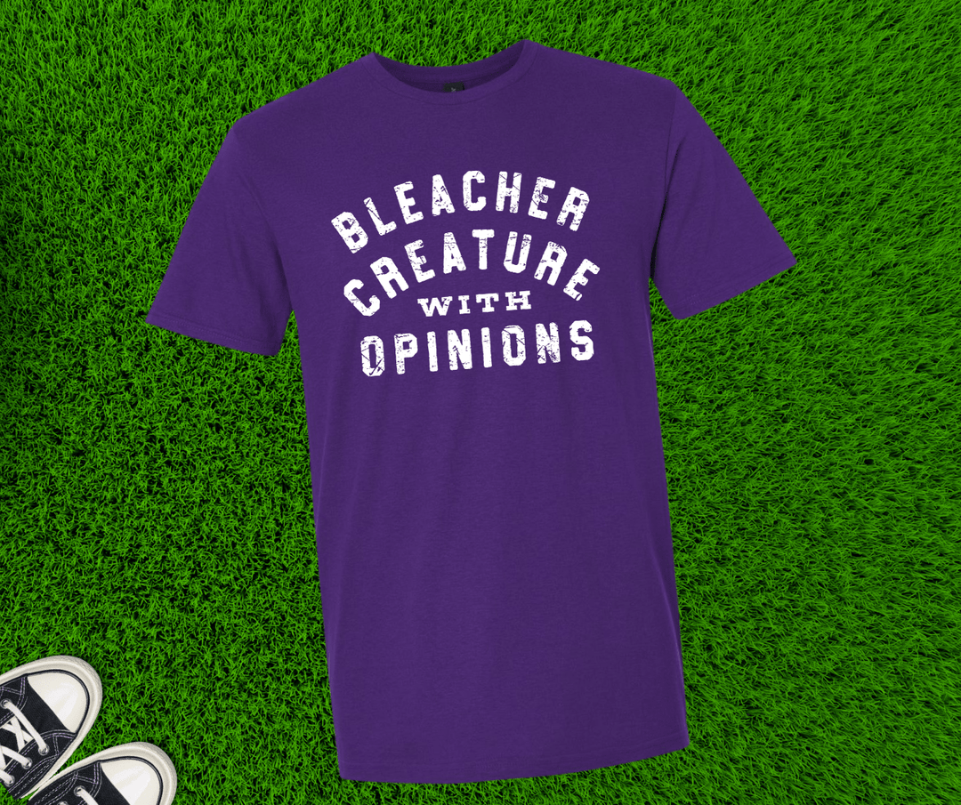 Bleacher Creature with Opinions (Pick your tee color) - Graphic Tee - The Red Rival