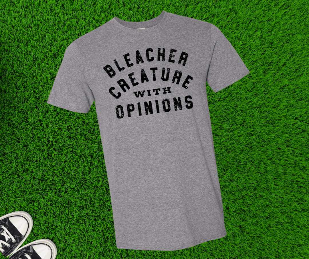 Bleacher Creature with Opinions (Pick your tee color) - Graphic Tee - The Red Rival