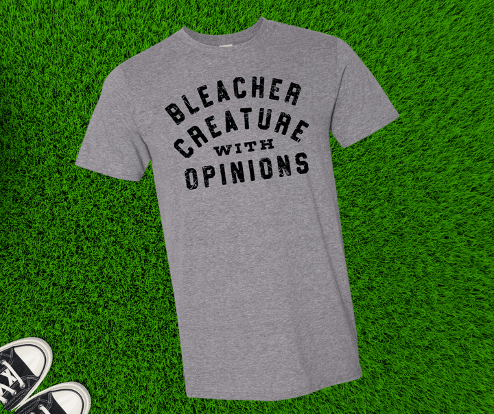 Bleacher Creature with Opinions (Pick your tee color) - Graphic Tee - The Red Rival