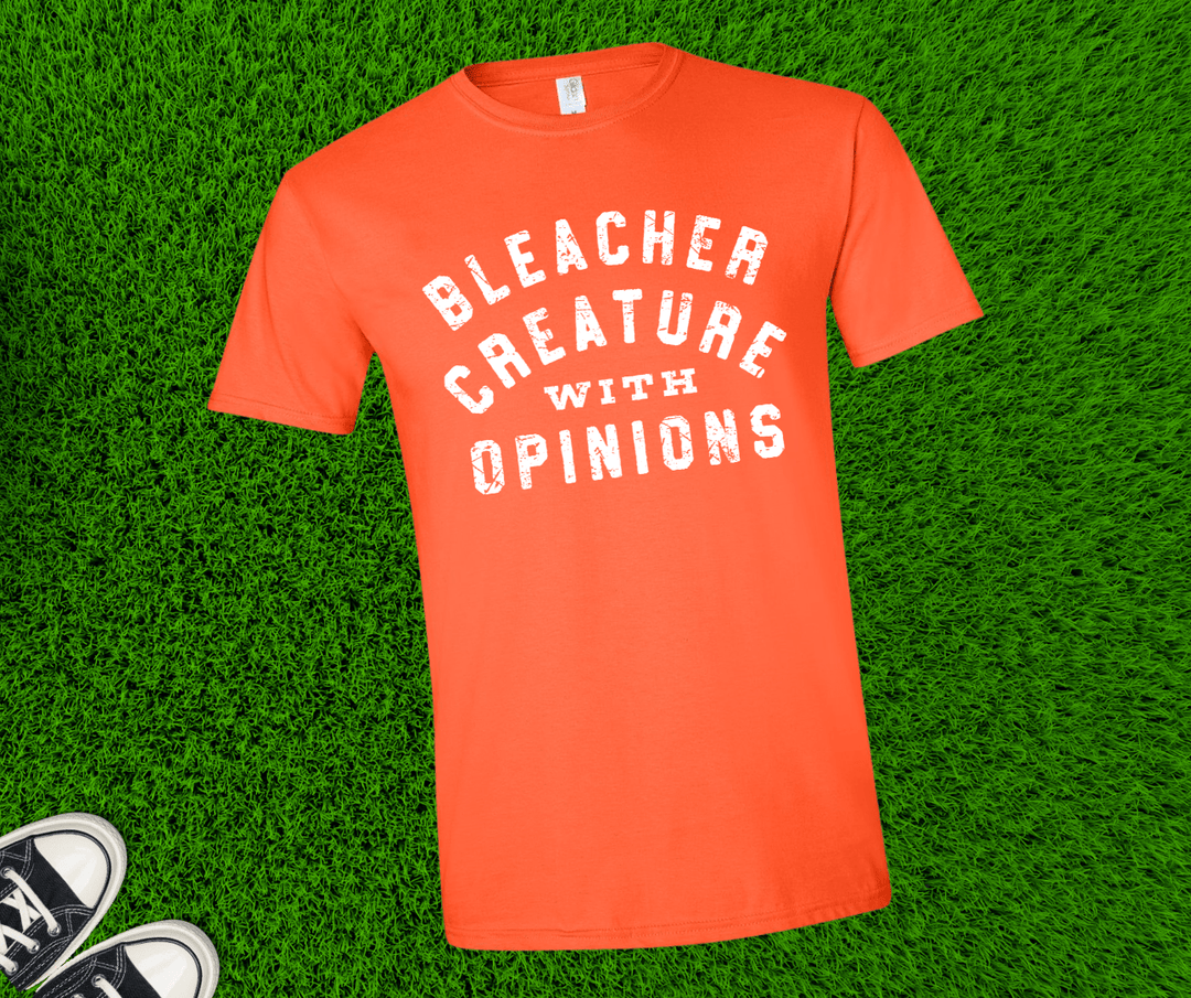 Bleacher Creature with Opinions (Pick your tee color) - Graphic Tee - The Red Rival