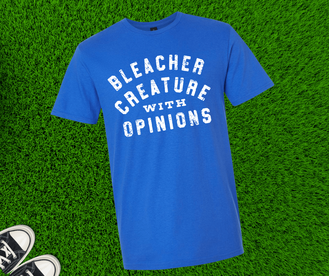 Bleacher Creature with Opinions (Pick your tee color) - Graphic Tee - The Red Rival