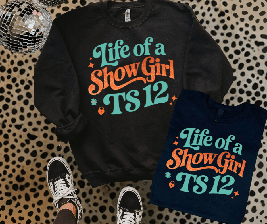 Blue/Orange Life of a Showgirl TS12 (Pick Your Color & Style) - Wholesale - The Red Rival