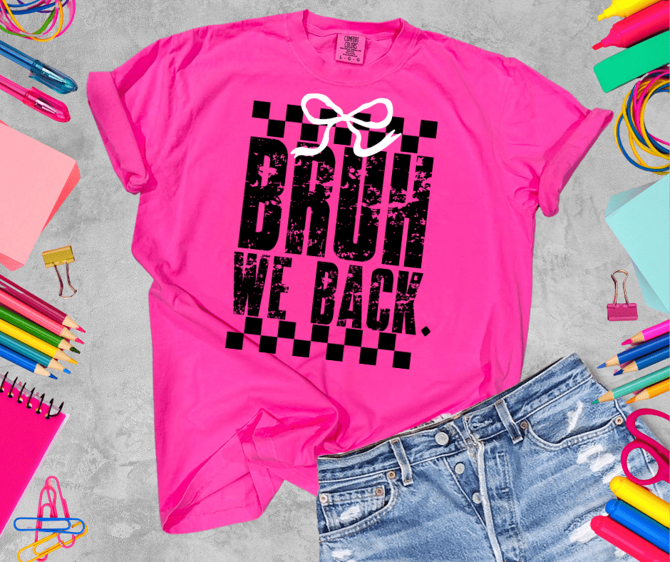 Bow Bruh. We Back - Graphic Tee - The Red Rival