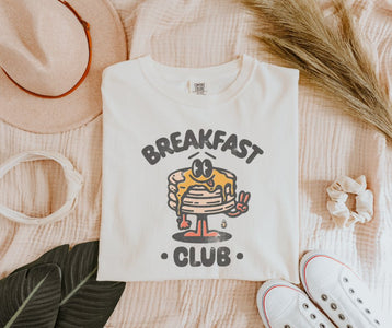 Breakfast Club Ivory Tee - Graphic Tee - The Red Rival