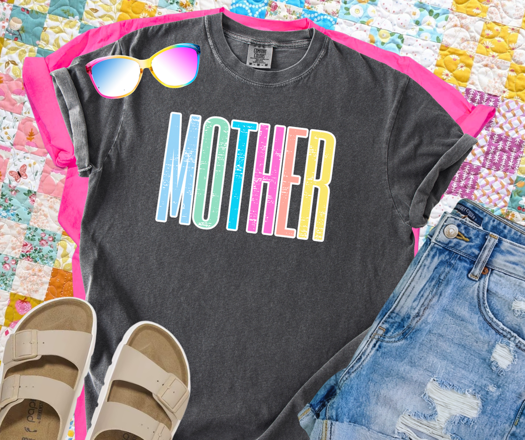 Bright Distressed Mother Pepper Tee - Graphic Tee - The Red Rival