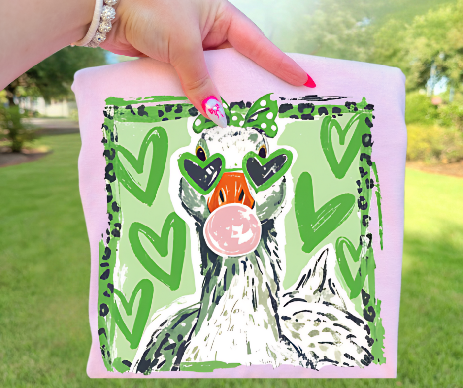 Bubblegum Goose Light Pink Tee or Sweatshirt - Tees - The Red Rival