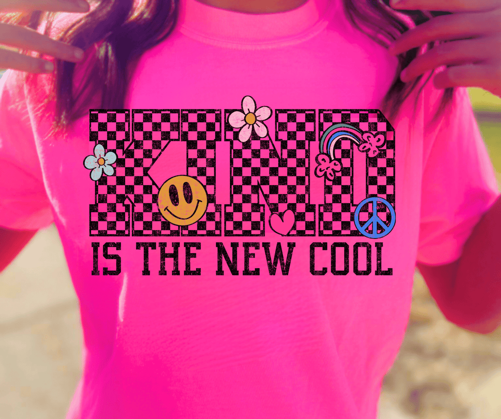 Checkered Kind Is the New Cool (Pick your tee color) - Graphic Tee - The Red Rival
