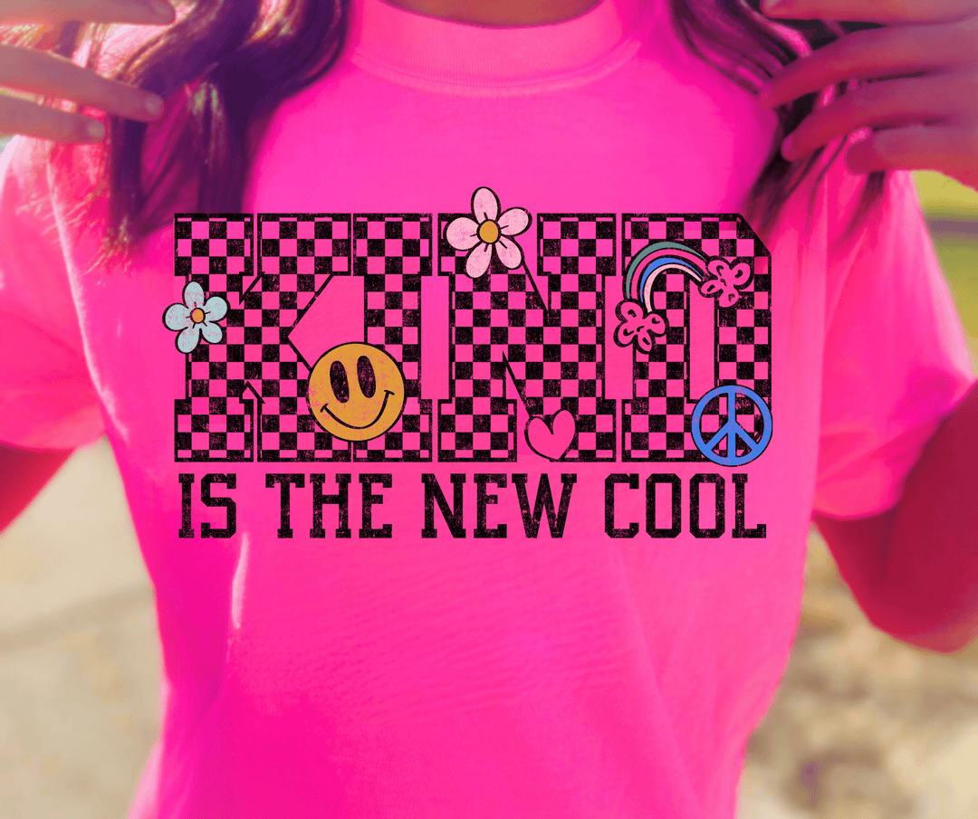 Checkered Kind Is the New Cool (Pick your tee color) - Graphic Tee - The Red Rival