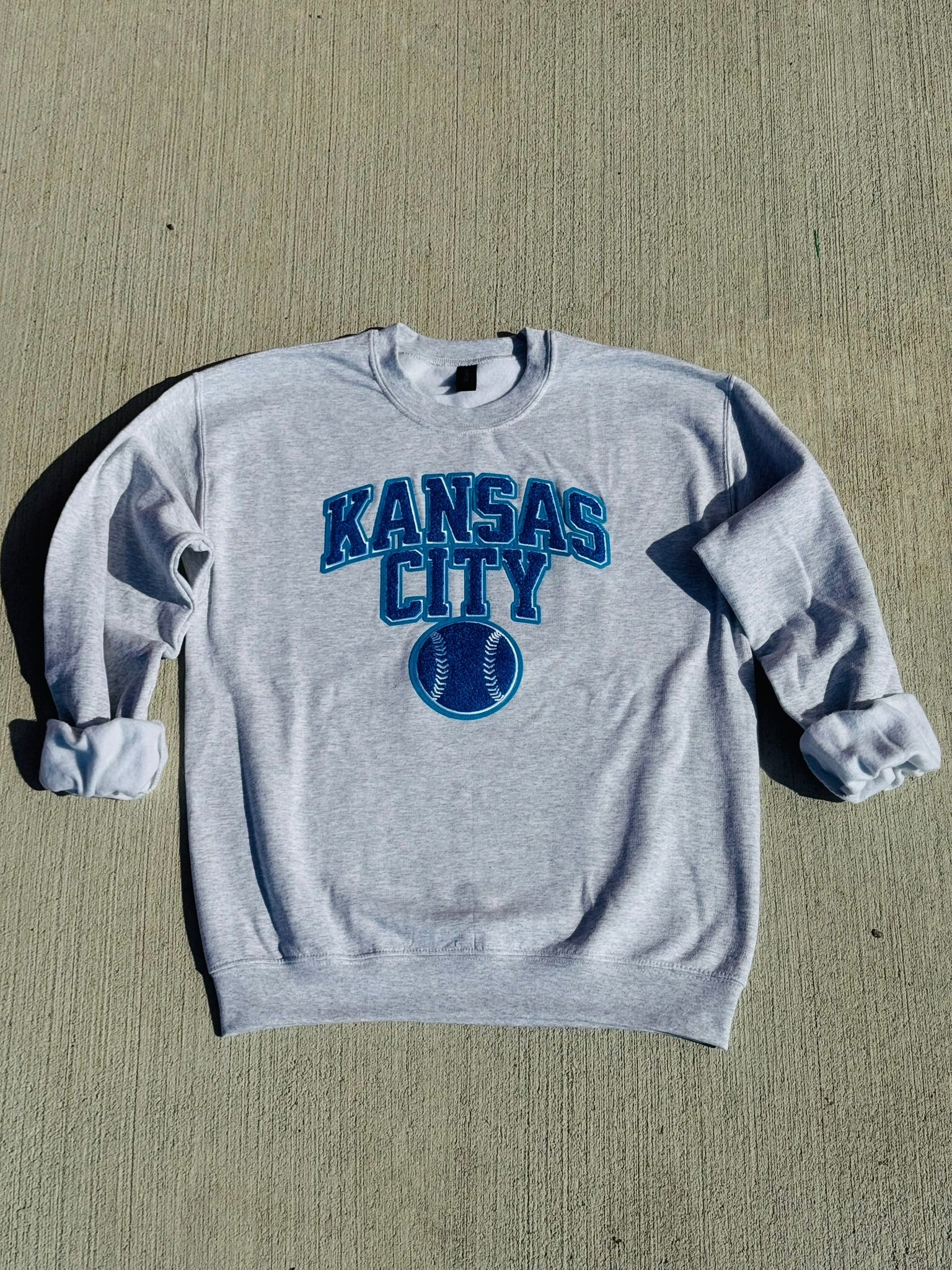 Chenille Patch Kansas City Baseball - Tees & Sweatshirts - The Red Rival