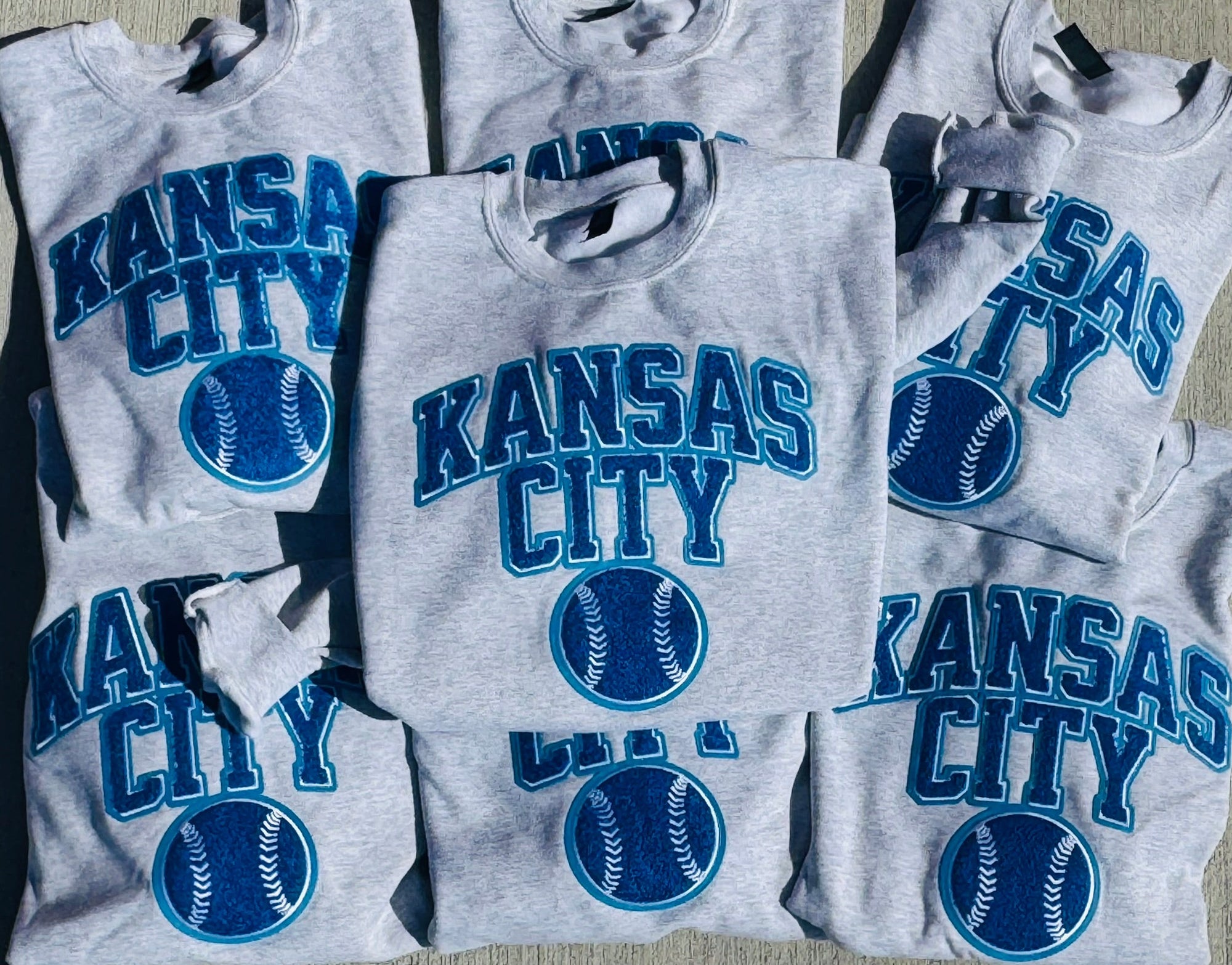 Chenille Patch Kansas City Baseball - Tees & Sweatshirts - The Red Rival