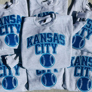 Chenille Patch Kansas City Baseball - Tees & Sweatshirts - The Red Rival
