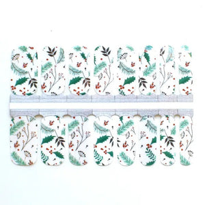 Christmas Greenery Nail Strips - Apparel & Accessories - The Red Rival