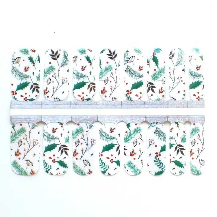 Christmas Greenery Nail Strips - Apparel & Accessories - The Red Rival