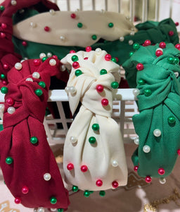 Christmas Pearl Headband - Apparel & Accessories - The Red Rival