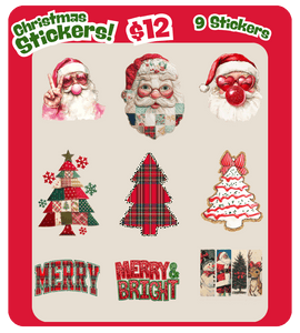 Christmas Sticker Set - Stickers - The Red Rival