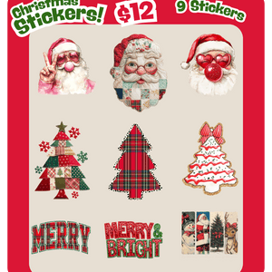 Christmas Sticker Set - Stickers - The Red Rival