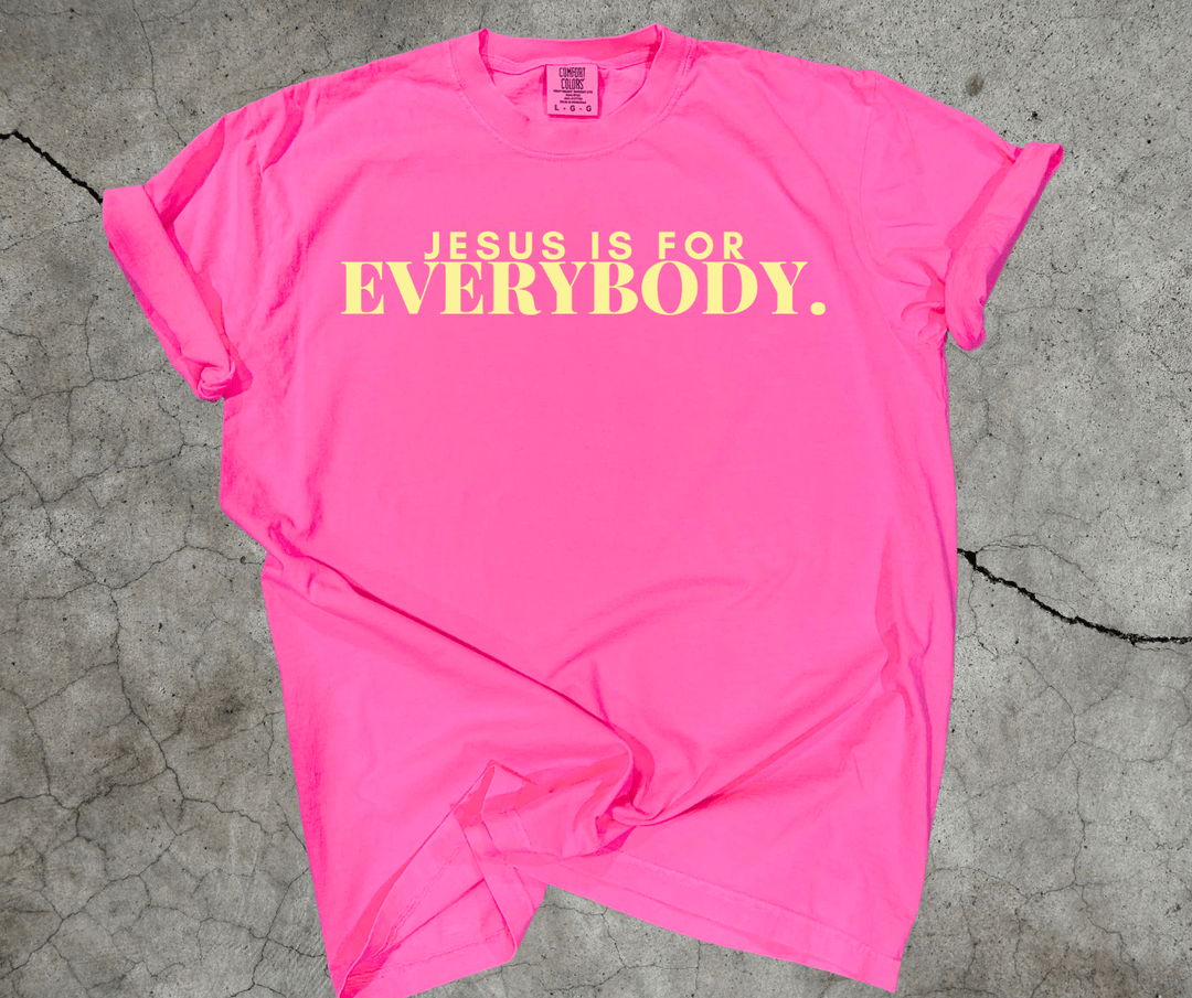 Colorful Jesus is for EVERYBODY. (Pick your tee color) - Graphic Tee - The Red Rival