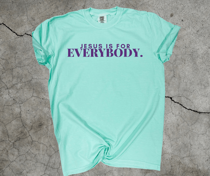 Colorful Jesus is for EVERYBODY. (Pick your tee color) - Graphic Tee - The Red Rival