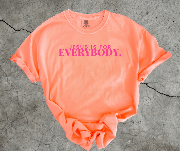 Colorful Jesus is for EVERYBODY. (Pick your tee color) - Graphic Tee - The Red Rival