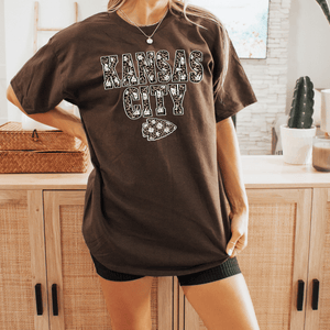 Daisy Leopard Kansas City Arrowhead Tee (Select Your Color) - Tees & Sweatshirts - The Red Rival