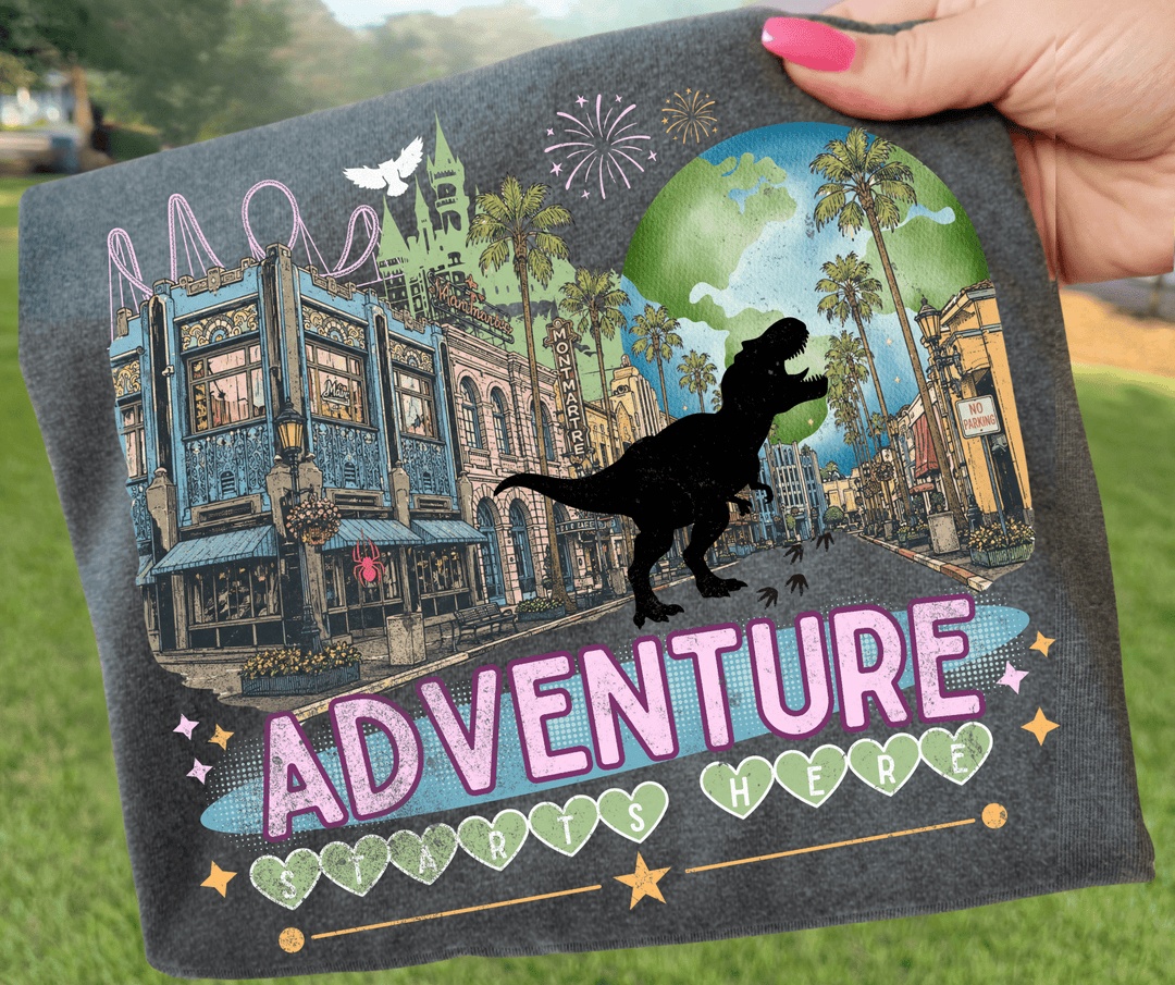 DEAL OF THE DAY - Adventure Starts Here Globe (FINAL SALE) - Tees - The Red Rival
