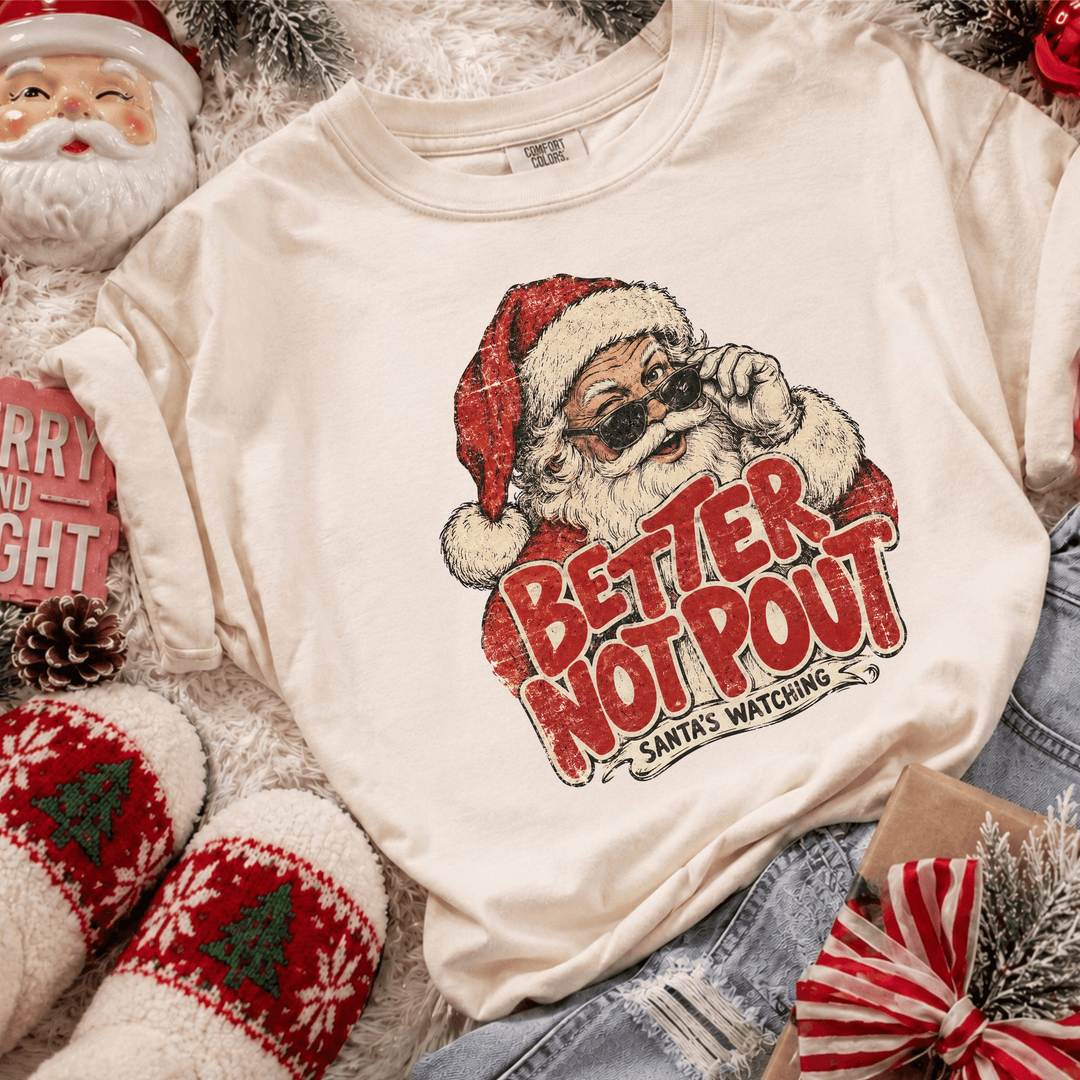 DEAL OF THE DAY - Better Not Pout Tan Tee or Sweatshirt - FINAL SALE - Graphic Tee - The Red Rival