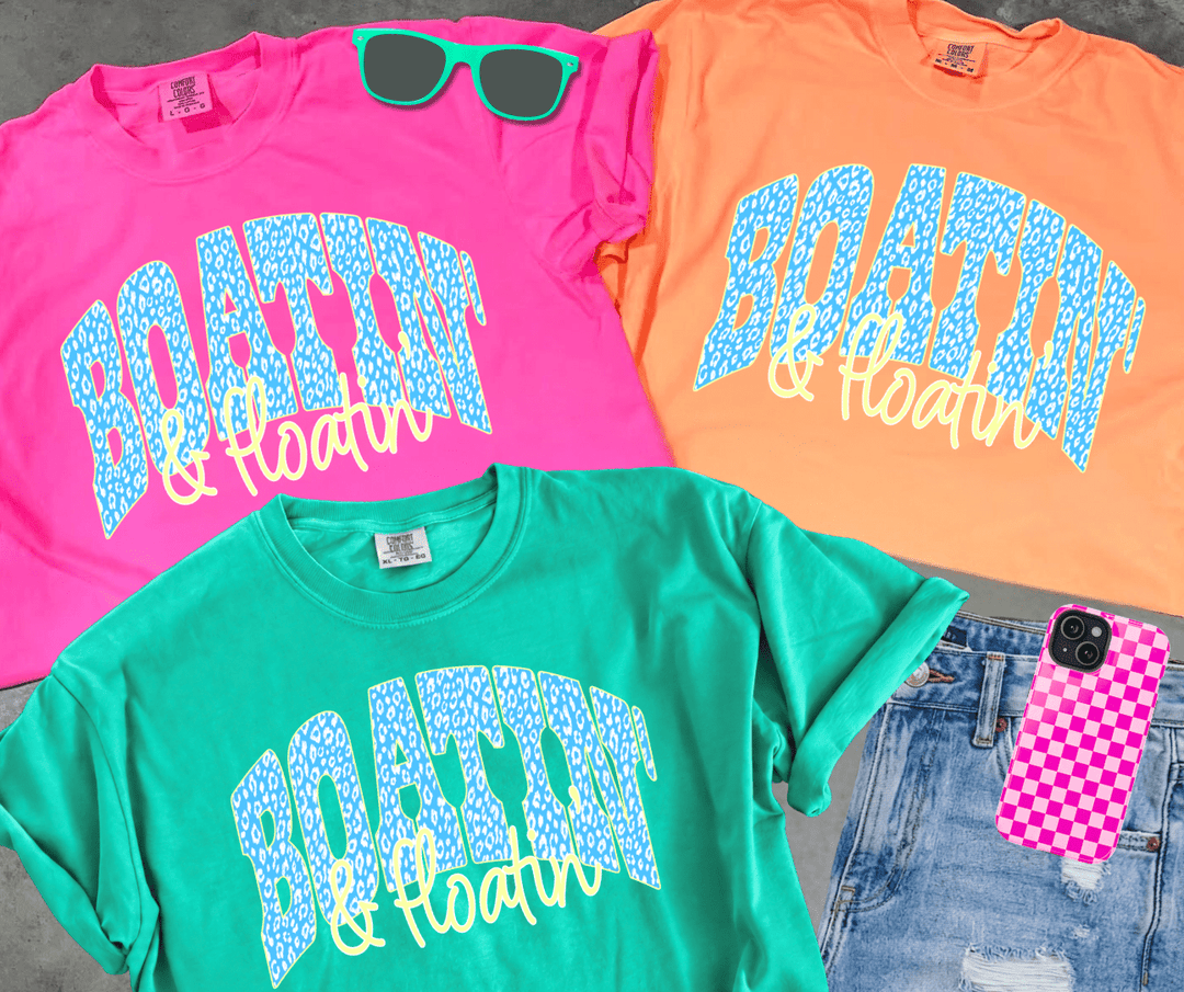 DEAL OF THE DAY - Boatin' & Floatin' (Choose your tee color) (FINAL SALE) - Tees - The Red Rival