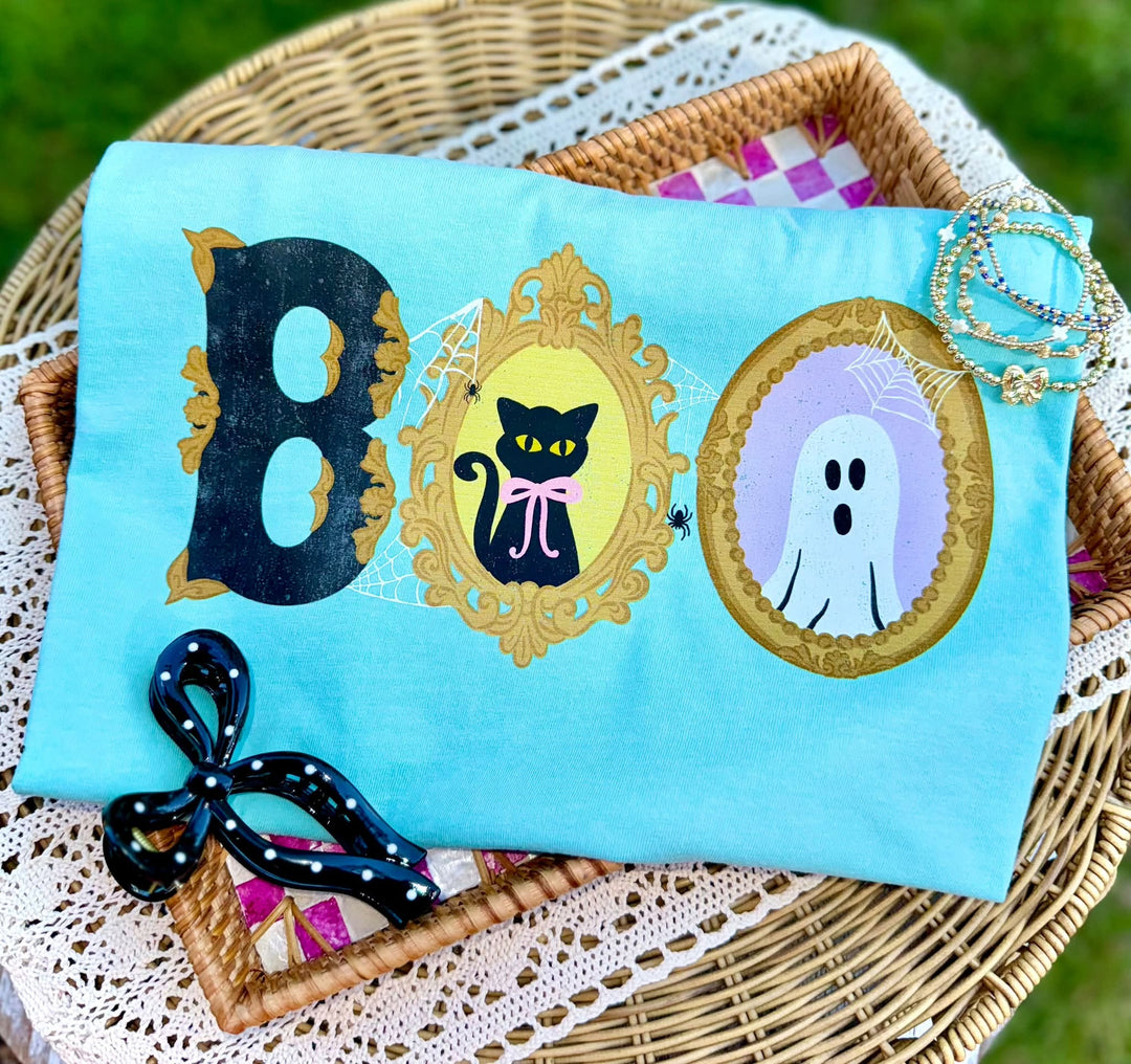 DEAL OF THE DAY - Boo Frames Blue Tee (FINAL SALE) - Tees - The Red Rival