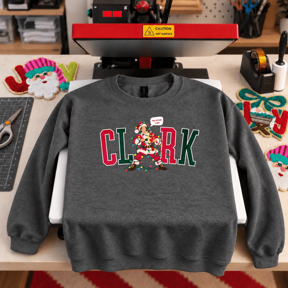 DEAL OF THE DAY - Clark "Hey Looks Kids, a Deer" Dark Grey Tee or Sweatshirt - FINAL SALE - Tees - The Red Rival