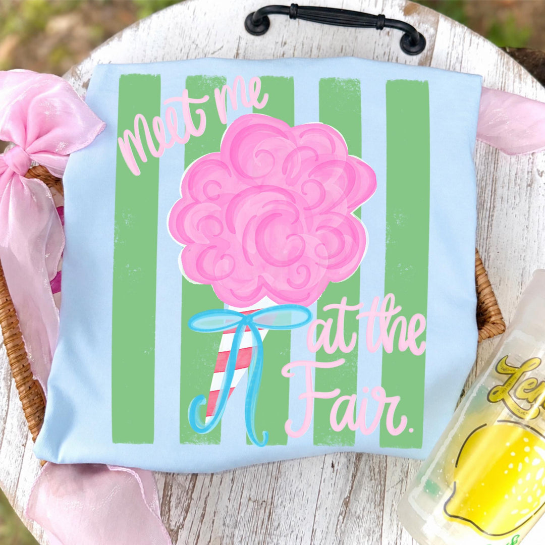 DEAL OF THE DAY - Cotton Candy Meet Me at the Fair Light Blue Tee (FINAL SALE) - Tees - The Red Rival