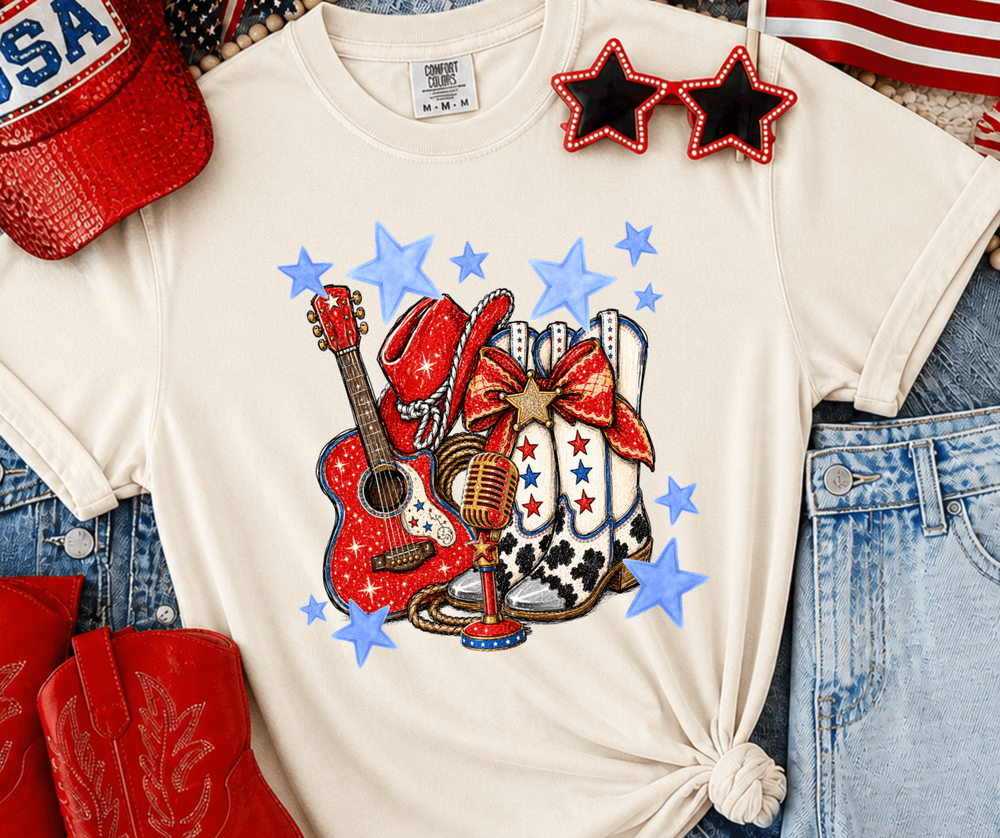 DEAL OF THE DAY - Cowgirl x Showgirl (Select Your Tee Color) - FINAL SALE - Graphic Tee - The Red Rival