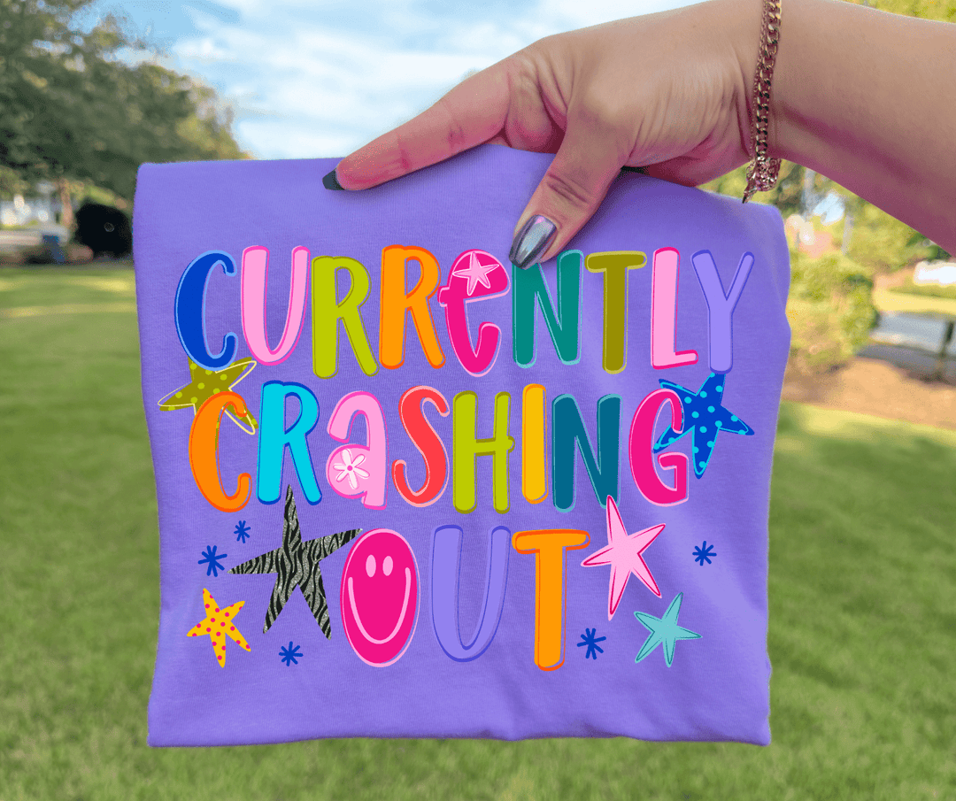 DEAL OF THE DAY - Currently Crashing Out Violet Tee (FINAL SALE) - Tees - The Red Rival