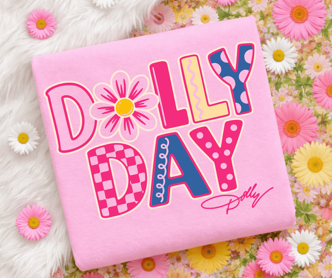 DEAL OF THE DAY - Dolly Day Light Pink Tee or Sweatshirt - FINAL SALE - Graphic Tee - The Red Rival