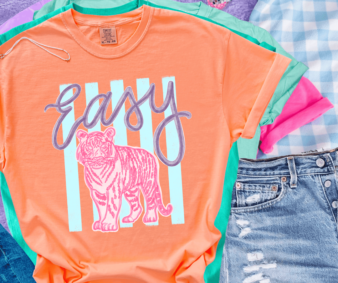 DEAL OF THE DAY - Easy Tiger Bright Orange Tee (FINAL SALE) - Tees - The Red Rival