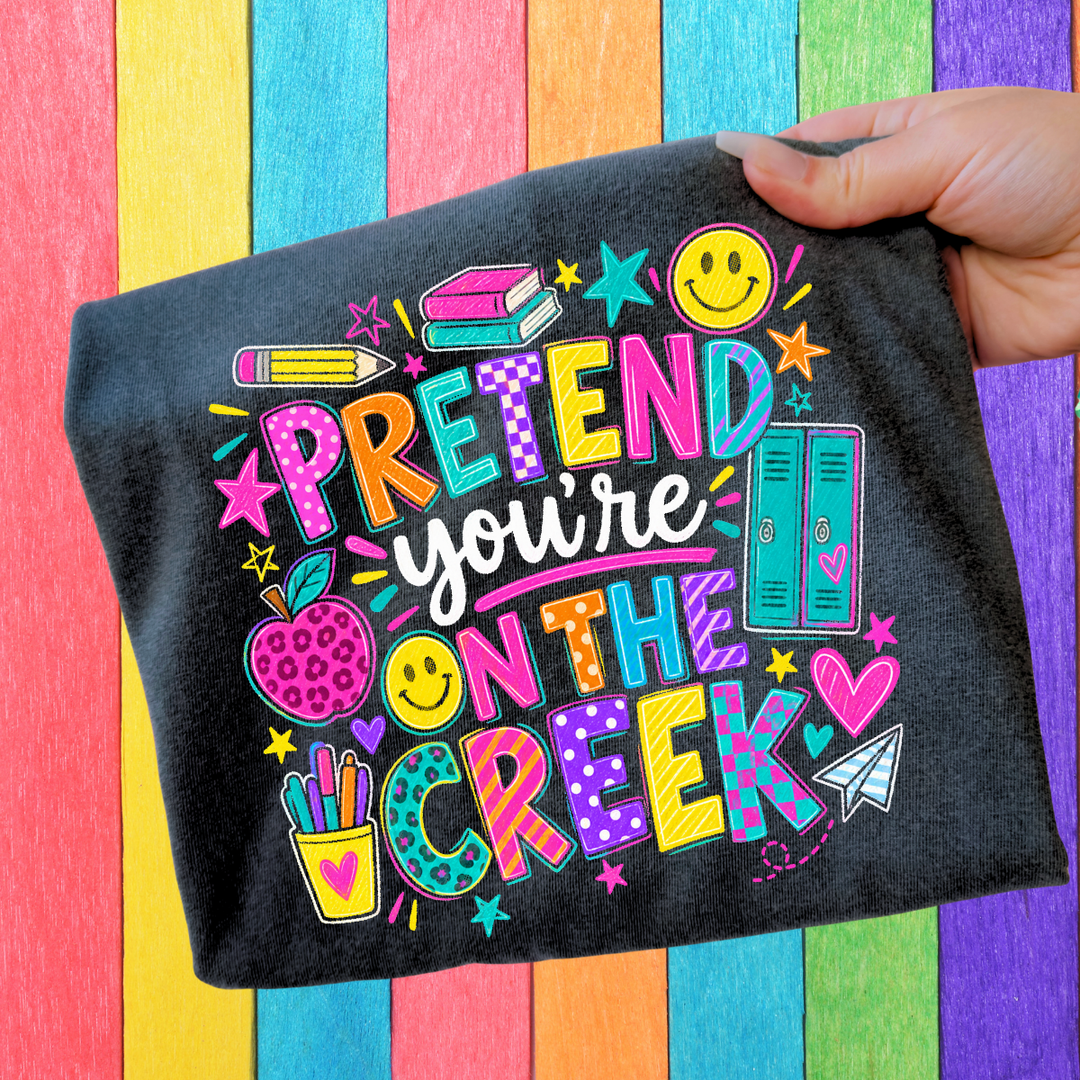 DEAL OF THE DAY - Education Pretend You're on the Creek Pepper Tee (FINAL SALE) - Tees - The Red Rival
